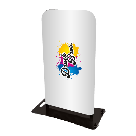 Kundenstopper ZIPP | B 80 cm x H 117,4 cm | mit Druck
