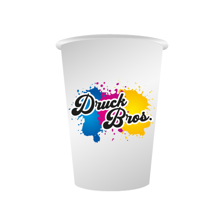 Pappbecher BIO | 200 ml einwandig | rundum bedruckt