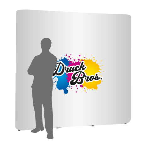 Pop-Up Faltwand | 3 x 3 Felder gerade | einseitig bedruckt