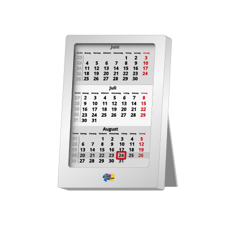 3-Monatskalender DATA - MINI - Zweijahreskalender