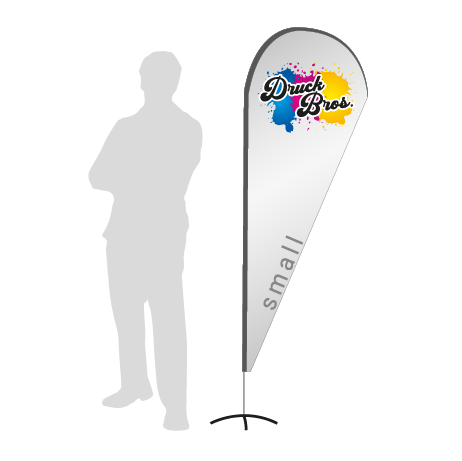Beachflag Drop | Small (210 cm) | einseitig bedruckt