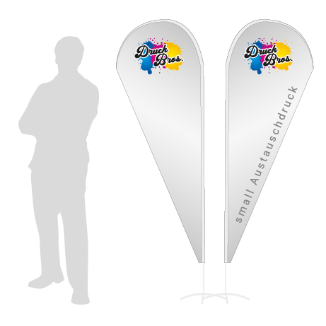 Beachflag Drop Austauschdruck | Small (210 cm) | beidseitig bedruckt