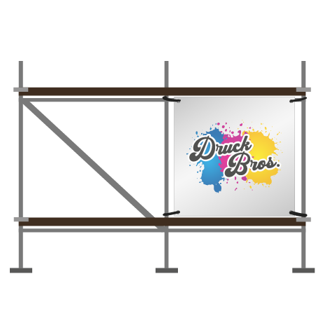 Gerüstbanner | B 65 cm x H 206 cm | einseitig bedruckt
